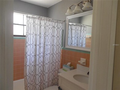 Updated bath with Farm-style vanity, new toilet, n