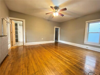 Lower level of duplex 1021 5th Ave  - Beautiful hard wood floors, ceiling fans.