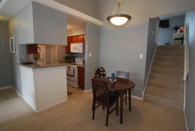 Separate dining area conveniently located off kitc