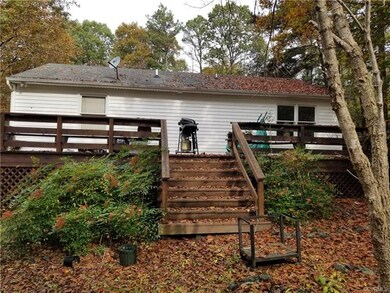 Rear of home with full deck