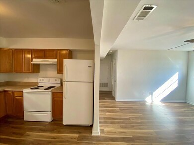Kitchen and living/hallway