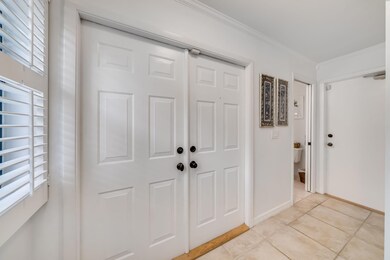 Double door front entryway
