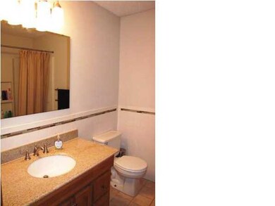 An alternate view of the main bath highlighting th