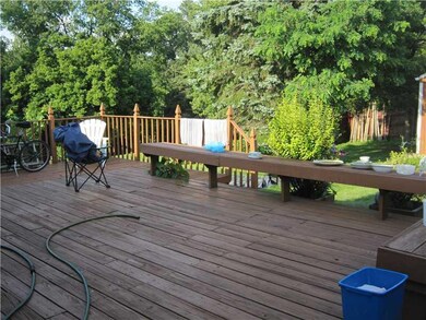 Patio/Deck. Huge deck leads to back yard