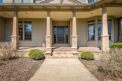 Newly remodeled front porch with new concrete base
