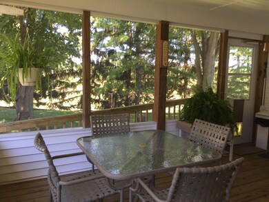 Enclosed Porch toward Back Yard