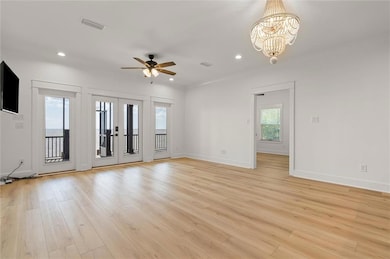 So much natural light comes into the living room from the windows