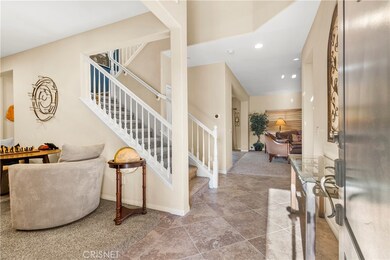 Entry looking towards living and family areas.