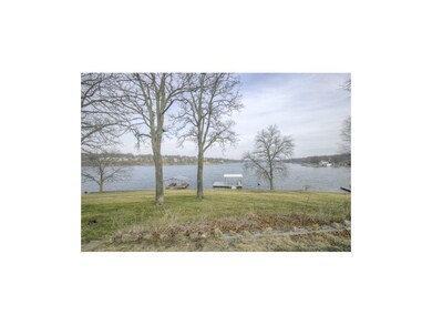 Half of the 250 feet of lakefront