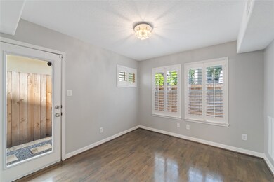 First floor bedroom large enough for queen bed wit