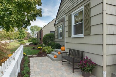 Front patio awaits your arrival!