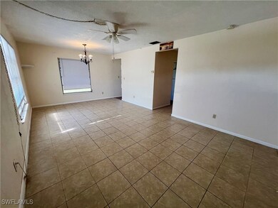 Tiled living room