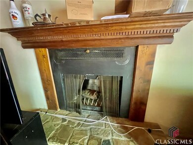 fireplace in living room