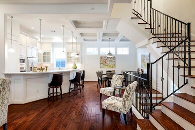 Second floor living, view from the living room.