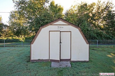 There's also a nice sized storage shed.