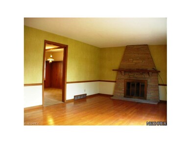 Living room connects to the kitchen for easy traff