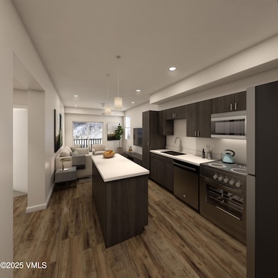 Timber Ridge kitchen and living room