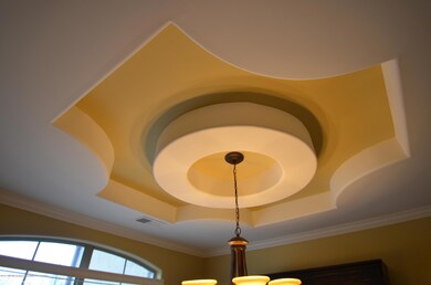 Dining room ceiling