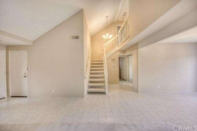 Fresh two tone paints and vaulted ceiling in the l