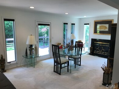 Dining area with large window