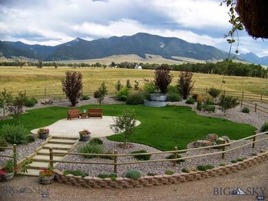 Landscaped yard