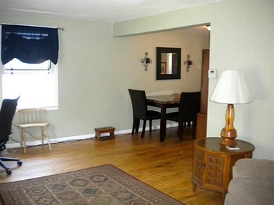 Living Room Looking into dining room from the livi