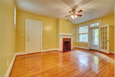 View of living room with access to balcony