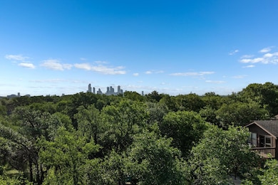 View of tree filled area