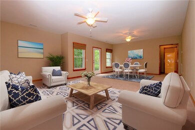 Basement Bonus virtually staged