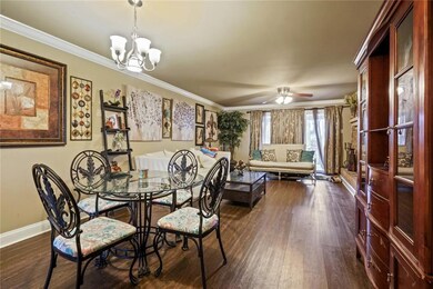 Spcious living area, breakfast opens to kitchen an