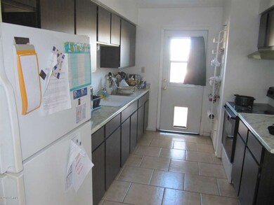 Kitchen with fridge