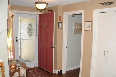 Front door entry area