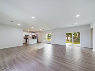 living room featuring light wood-style floors