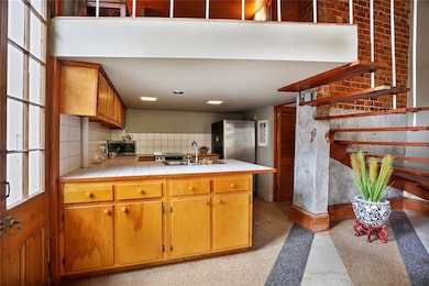 Kitchen has new range over and dishwasher