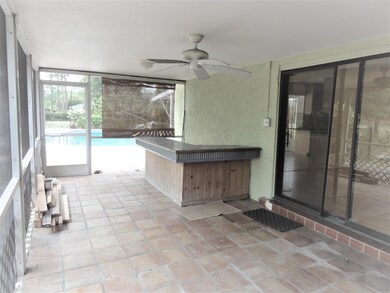 Back covered porch