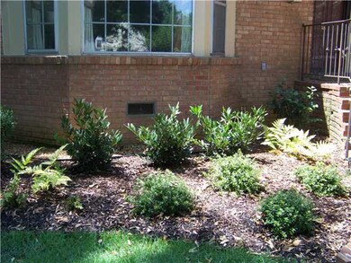 New landscaping in the front flowerbeds
