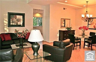 Beautiful Living Room & Dining Room with wood floo