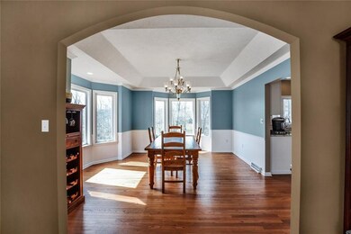 Living room opens to your dining room which is big