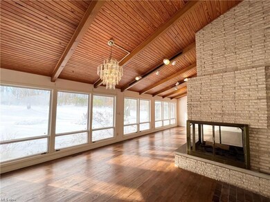 & the 3 Sided fireplace .. with a gas line too