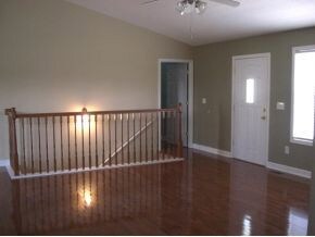 entry and living room