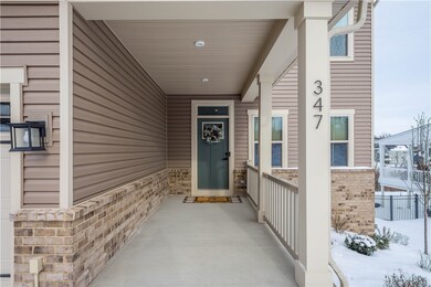 Welcoming front porch.
