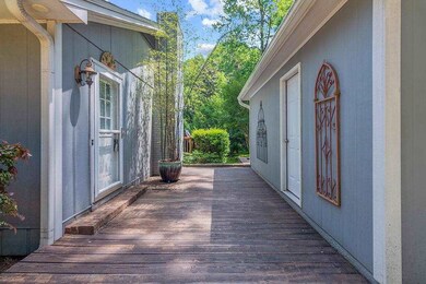 Breezeway between Garage and House