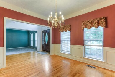 Dining Room looking to entry and living