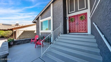Patio Facing Park and Mountain