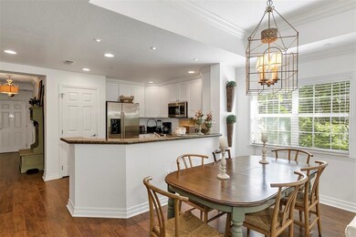 Dining room and kitchen