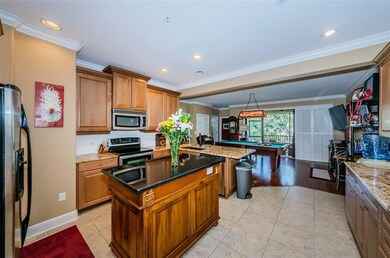 Updated Kitchen with granite and new buffet servin