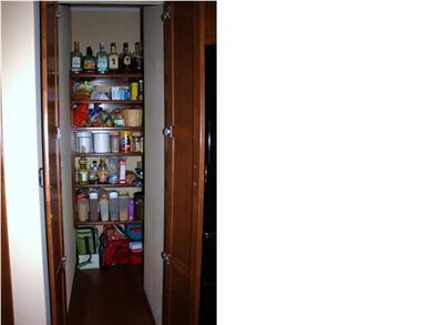 Wonderful WALK IN PANTRY with automatic lighting