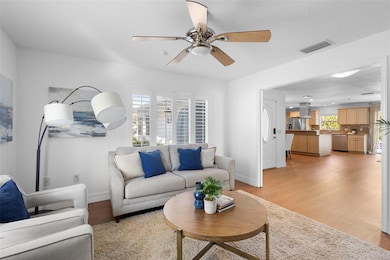 Host with style: private formal living, open spaces, and a sparkling pool in the heart of Maitland.