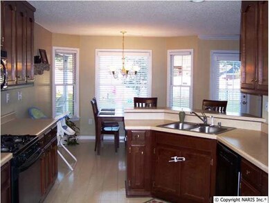 You can easily watch the kids from the kitchen through the breakfast bay window. This light filled kitchen offers an abundance of counter top space and cabinets with a pantry. The breakfast bar is a great place for snacks or casual dining.