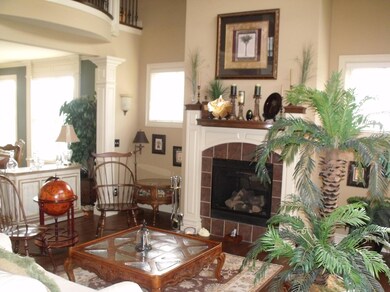 Living Room with gas fireplace